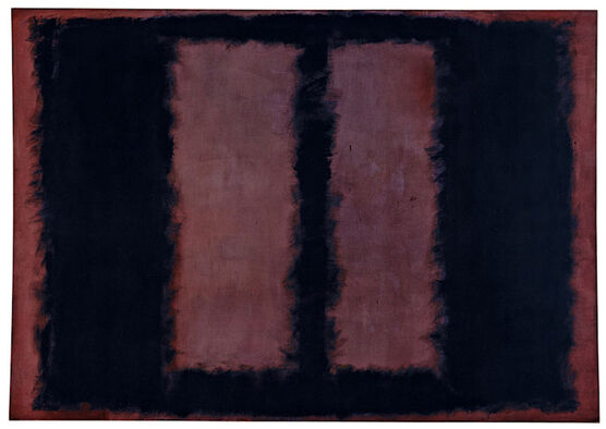 Peinture abstraite de Mark Rothko avec larges champs de couleurs sombres évoquant le vide et la mélancolie